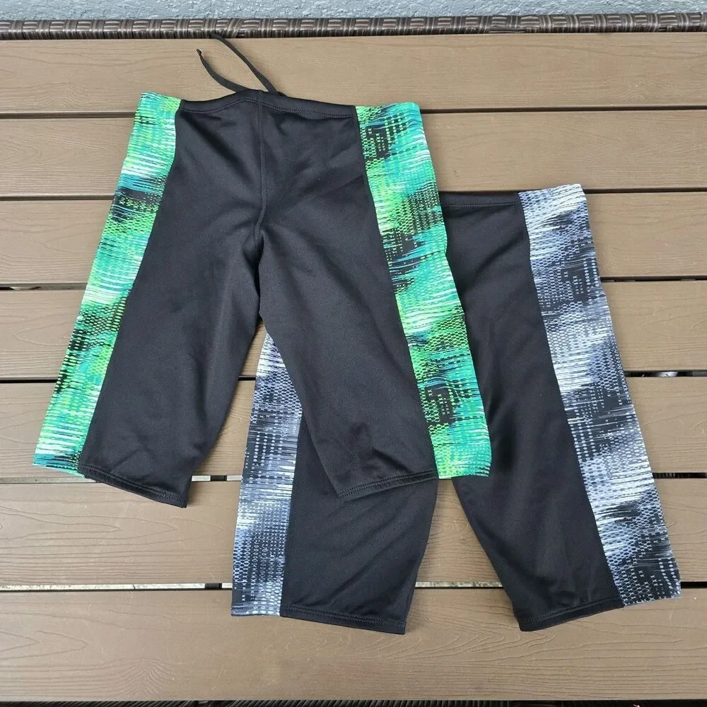 TYR Durafast Elite Surge Men’s Jammer Splice Marketing Sample Bundle Sz 32